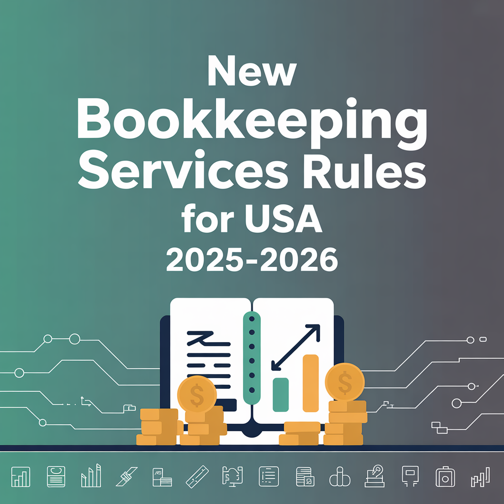 Bookkeeper following new IRS bookkeeping rules USA 2025-2026